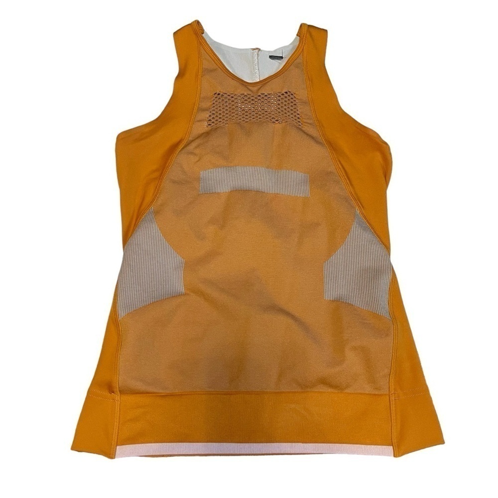 Adidas Mc Cartney Yellow Mustard Activewear Racerback Top US M